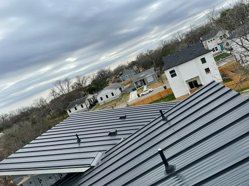 Standing seam metal roof panels with vents for Skylight Repair in Wallingford